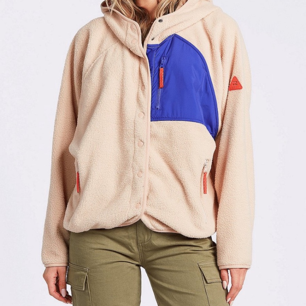 Billabong Tofino Snap Front Fleece Jacket